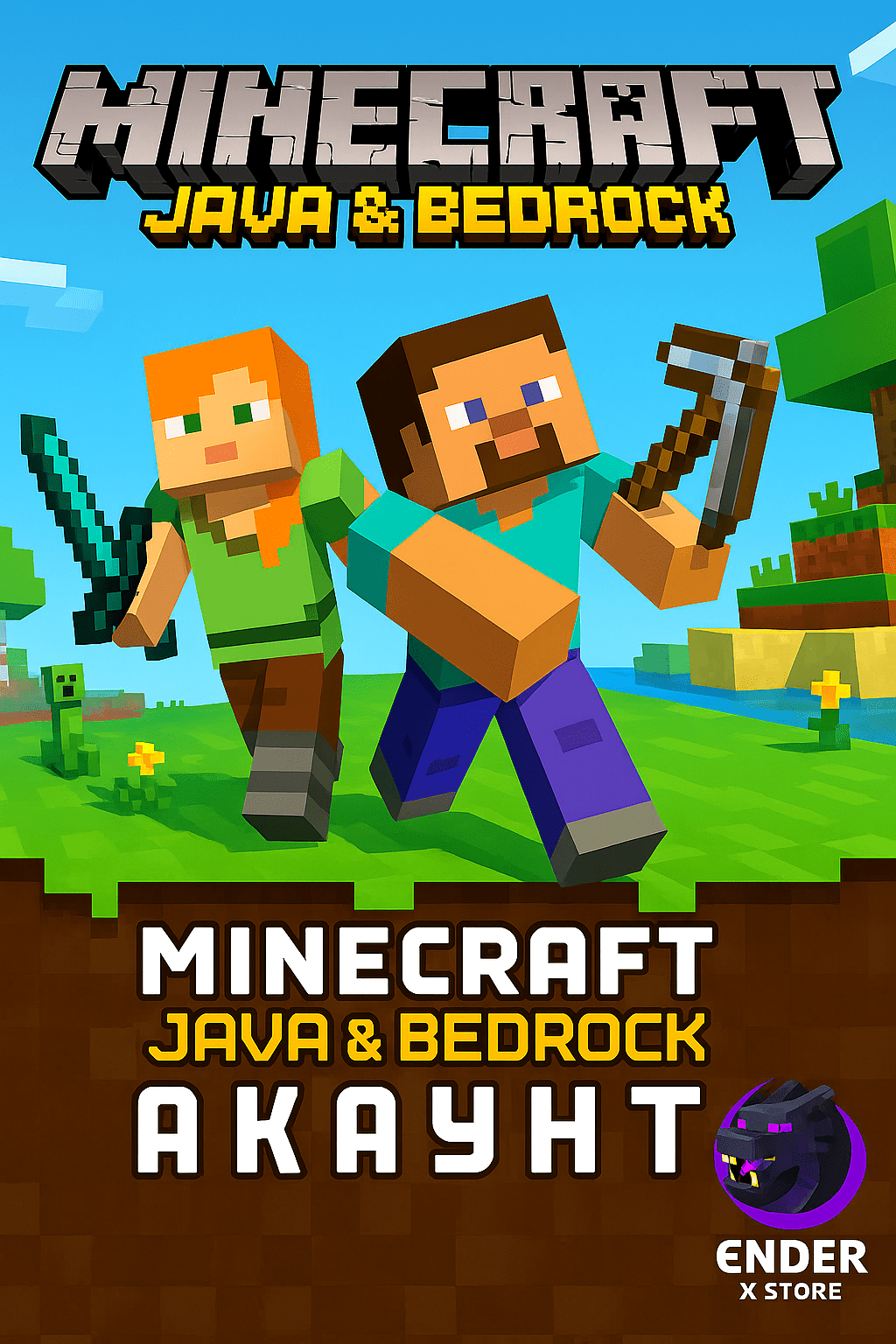 Java & Bedrock Акаунт - EnderX Store